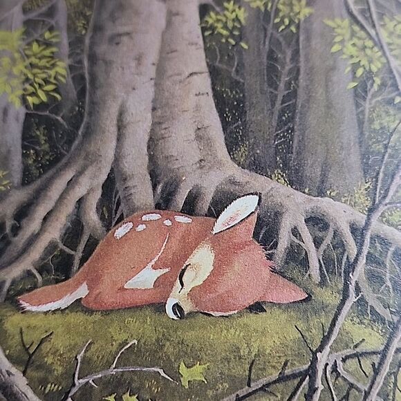 Vintage 1972 Walt Disney's Bambi Gets Lost Albert G. Miller Random House - Picture 2 of 11